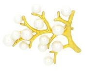 Brooch Mikimoto Woman in Gold Perla PB 357 - PB 357